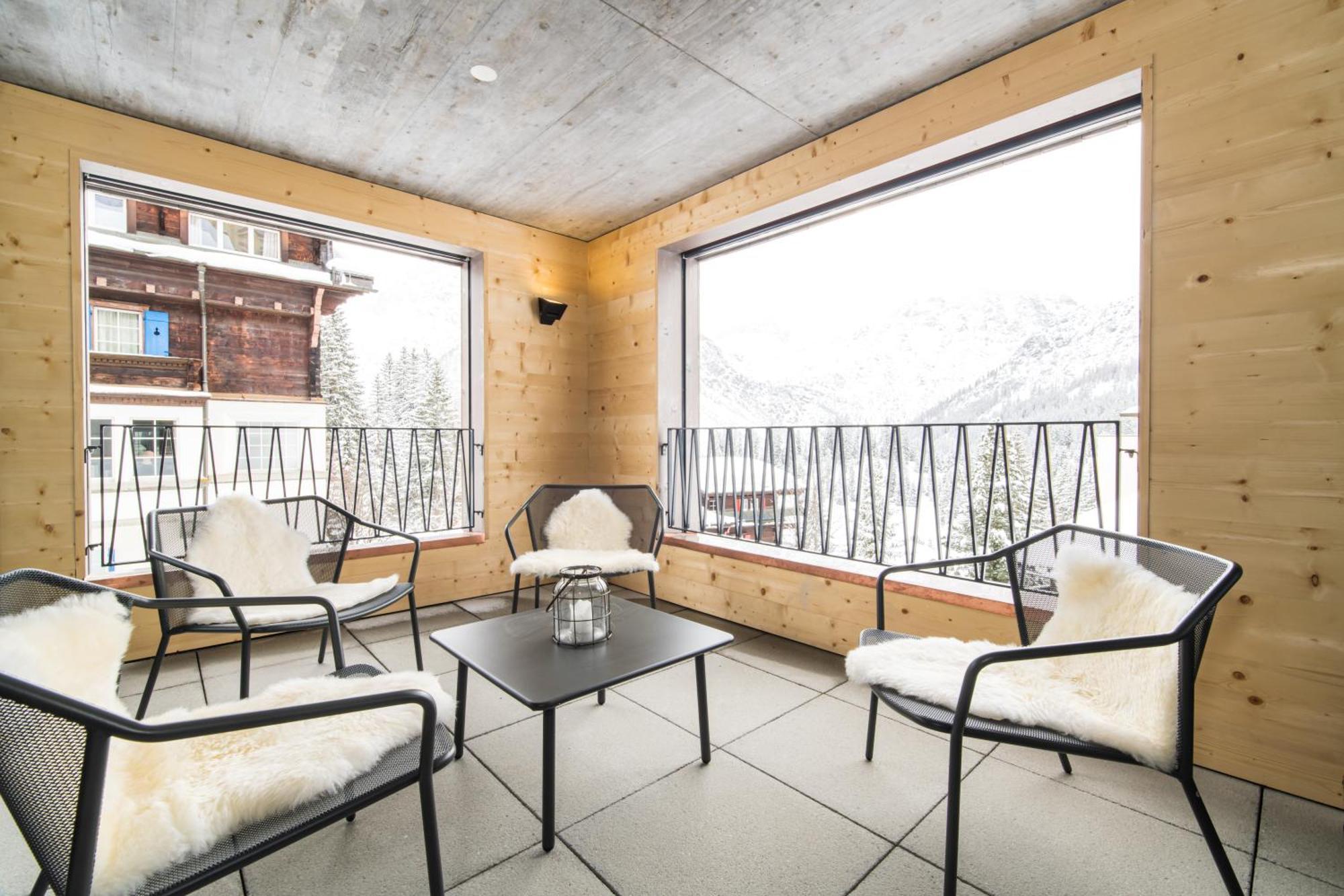 Haus Burgermeister Wohnung Aelplihorn Arosa Exteriér fotografie